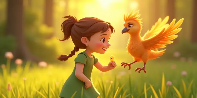 The Magical Friendship Of Maya And Her Baby Phoenix Ember (EN-SG)